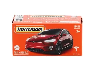 Matchbox autó papírcsomagban Tesla model X