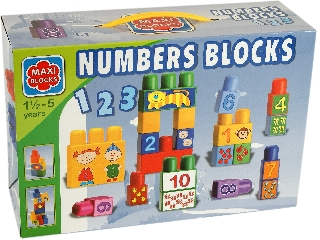 Maxi Blocks 18 darabos számos építőjáték