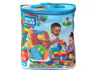 Mega Bloks First Builders 60 db-os kék, klasszikus