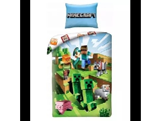 Minecraft: Kétrészes ágynemű garnitúra - 140 x 200 cm