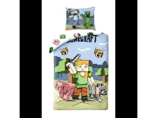 Minecraft: Microfiber ágynemű garnitúra - 140 x 200 cm