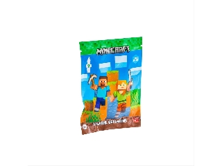 Minecraft mini figura kulcstartó tasakban, 1 db - többféle