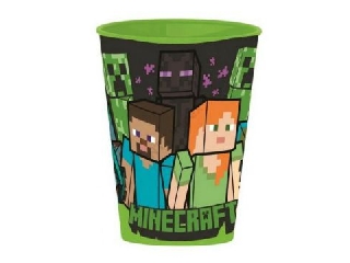 Minecraft: Műanyag pohár - 260 ml