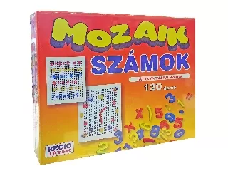 Mozaik számok 120db-os készlet