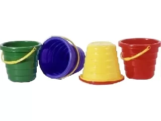 Műanyag homokozóvödör - 13 cm, többfél