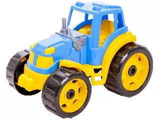 Műanyag színes traktor 