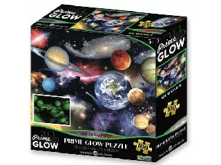 Naprendszer neon puzzle, 100 darabos
