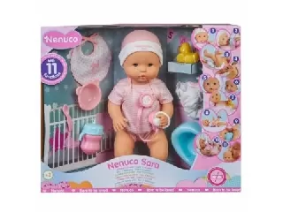 Nenuco - Sára interaktív baba 11 funkcióval és kiegészítőkkel