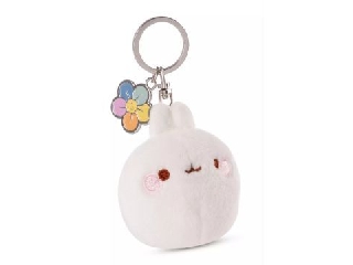 Nici: Molang, a nyuszi plüss kulcstartó - 6 cm