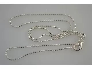 Nyaklánc alap golyós nikkelmentes átm:1,2mm hossz:45cm 1 szal/csom