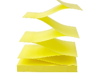 Post-it öntapadó jegyzettömb 90 lap sárga 76x76 mm