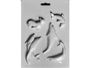 Öntőforma - Delfinek fókával 2.