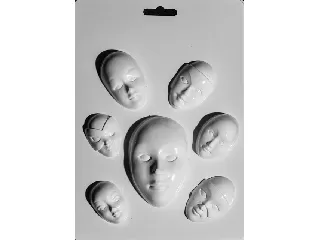 Öntőforma - Maszkok 7 db-os