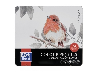 Oxford Art színes ceruza/24 szín standard fémdoboz