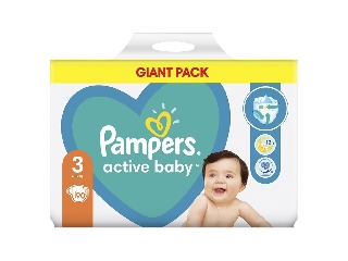 Pampers Active Baby 3 Giant Pack pelenka 6-10kg 90db