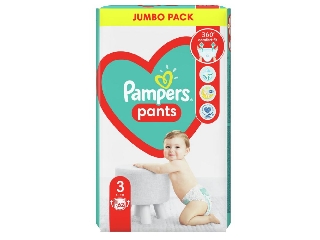 Pampers Pants 3 Jumbo Pack bugyipelenka 6-11kg 62db