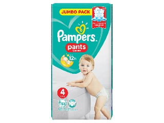 Pampers Pants 4 Jumbo Pack bugyipelenka 9-15kg 52db