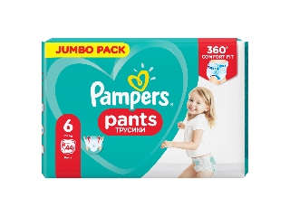 Pampers Pants 6 Jumbo Pack bugyipelenka XL 15kg< 44db