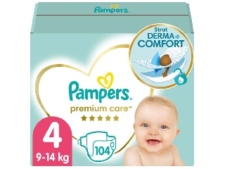 Pampers Premium Care 4 pelenka 9-14kg Megabox 104db