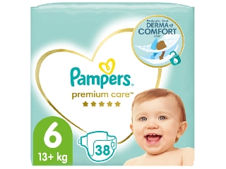 Pampers Premium Care 6 pelenka 13kg-> 38db