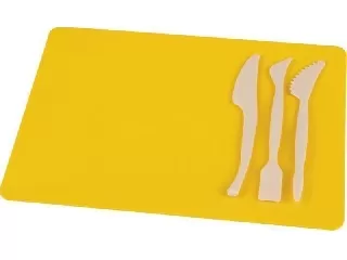 Panta Plast gyurmatábla, 180x250 mm Sárga 