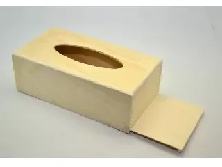 Papírzsebkendő tartó fekvő  25*12.5*8.7 cm 