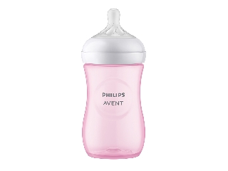 Philips AVENT cumisüveg Natural Response 260ml rózsaszín