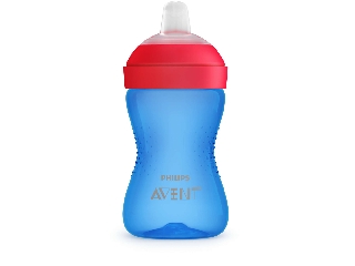 Philips AVENT itatópohár puha csõrös harapásálló 300ml 9hó fiús