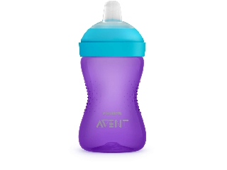 Philips AVENT itatópohár puha csõrös harapásálló 300ml 9hó lányos