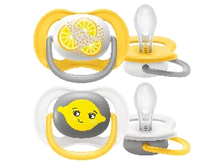 Philips AVENT játszócumi - ultra air 6-18hó neutral 2db citrus