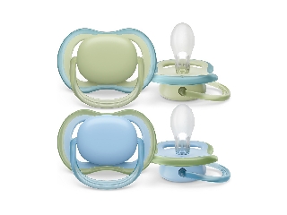 Philips AVENT játszócumi Ultra Air neutral 0-6hó fiús kék 2db