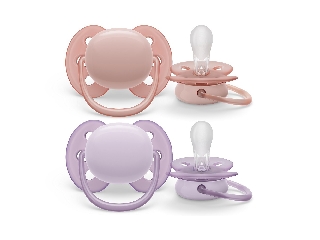 Philips AVENT játszócumi Ultrasoft Premium neutral 0-6hó lányos 2db