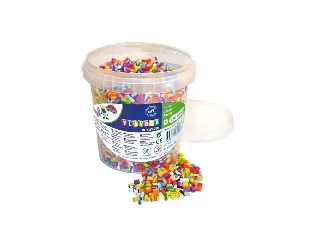 Playbox Vödör gyöngy 5000 db csíkos 