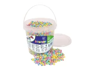 Playbox vödör gyöngy 5000 db pasztel mix