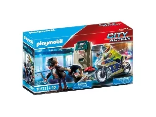 Playmobil: Rendőrségi motor - A pénztolvaj nyomában