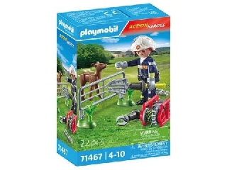 Playmobil: Tűzoltó állatmentés közben 71467