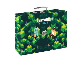 Playworld: Pixel mintás tárolóbőrönd