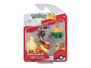 Pokémon 3 db-os figura - Appltun, Tyrunt, Flareon