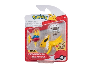 Pokémon 3 db-os figura csomag - Wooloo, Carvanha, Jolteon