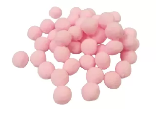 Pom-pon 20 mm-es 50 db/cs - rózsaszín