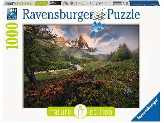 Puzzle 1000 db - Francia Alpok