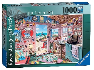 Puzzle 1000 db - Tengerparti házikó