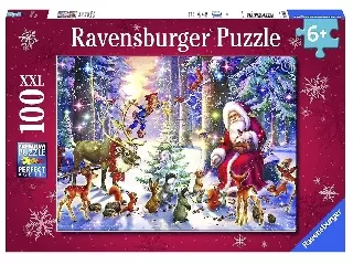 Puzzle 100 db - Erdei karácsony