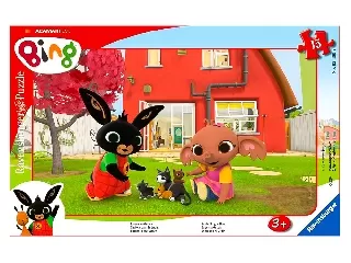 Puzzle 15 db - Bing a kertben