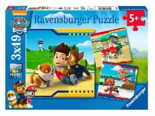 Puzzle 3x49 db - Mancs őrjárat