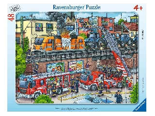 Puzzle 48db-os Tűzoltócsapat