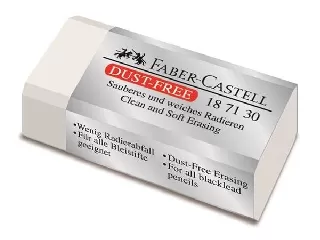 Radír, forgácsmentes, kicsi, FABER-CASTELL