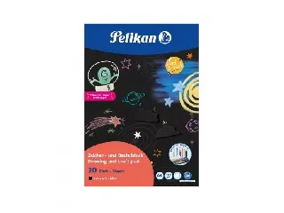 Rajzblokk A4/20 ív, fekete belívekkel