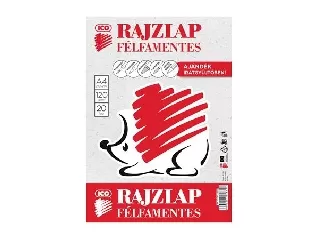 Rajzlap, félfamentes, A4, 120 g/m2, ICO 