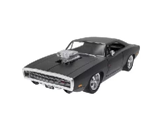 Rastar: Dodge Charger R/T fekete távirányítós autó - 1:16